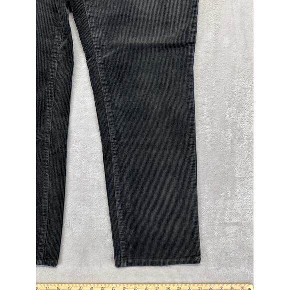 Lauren Ralph Lauren Pant‎ Womens 12 Black Y2K Corduroy Straight Leg Trouser VTG - Picture 4 of 12